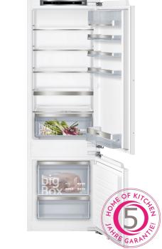 Siemens KI87SAFE0 - iQ500, Einbau-Kühl-Gefrier-Kombination mit Gefrierbereich unten, Flachscharnier, Nische 56 x 178 cm